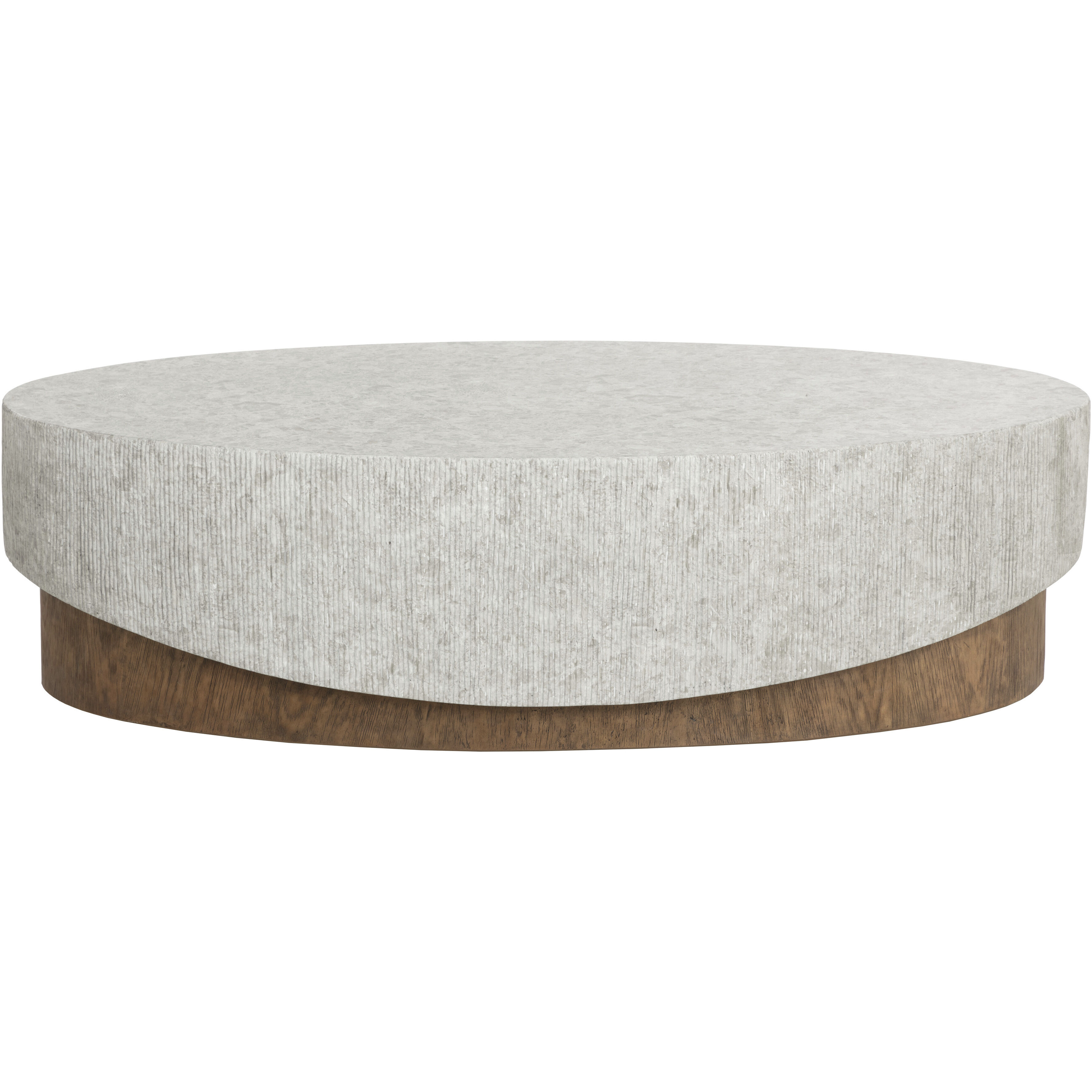 Leda 55 X 30 inch Warm Grey / Warm Brown Outdoor Coffee Table